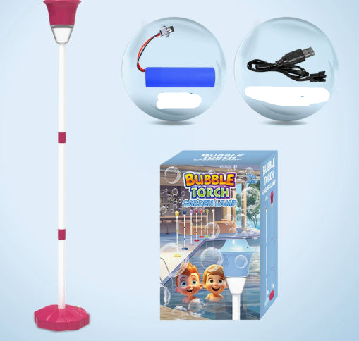 Lamp Soap Bubbles Machine Automatic Bubble Gun Creative Bubble Gun Toys Blower Maker Weeding Birthday Party Games Toys
