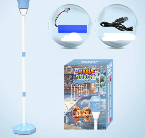 Lamp Soap Bubbles Machine Automatic Bubble Gun Creative Bubble Gun Toys Blower Maker Weeding Birthday Party Games Toys