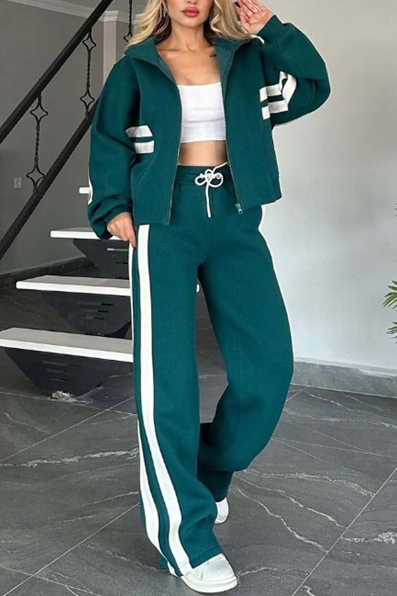 Fashion Two-piece Women's White Sports Suit Loose Sports Shirt Casual Pants Sets Sportswear Women Clothes Tracksuit Women Outfits
